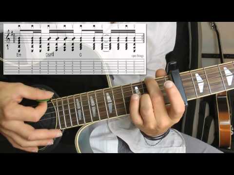 Holes Passenger Guitar Tutorial German | Alle mit allen Noten/Tabs | Gitarre lernen online