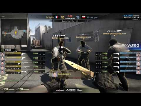 EnVyUs vs VP - kennyS 4k |WESG 2016 Europe & CIS Regional Finals|