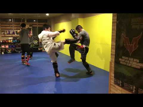 浜松街中道場,キックボクシング,スパーリング@20190215