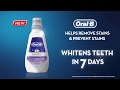 Oral B 3D White Mouthwash Whitens Teeth In 7 Days