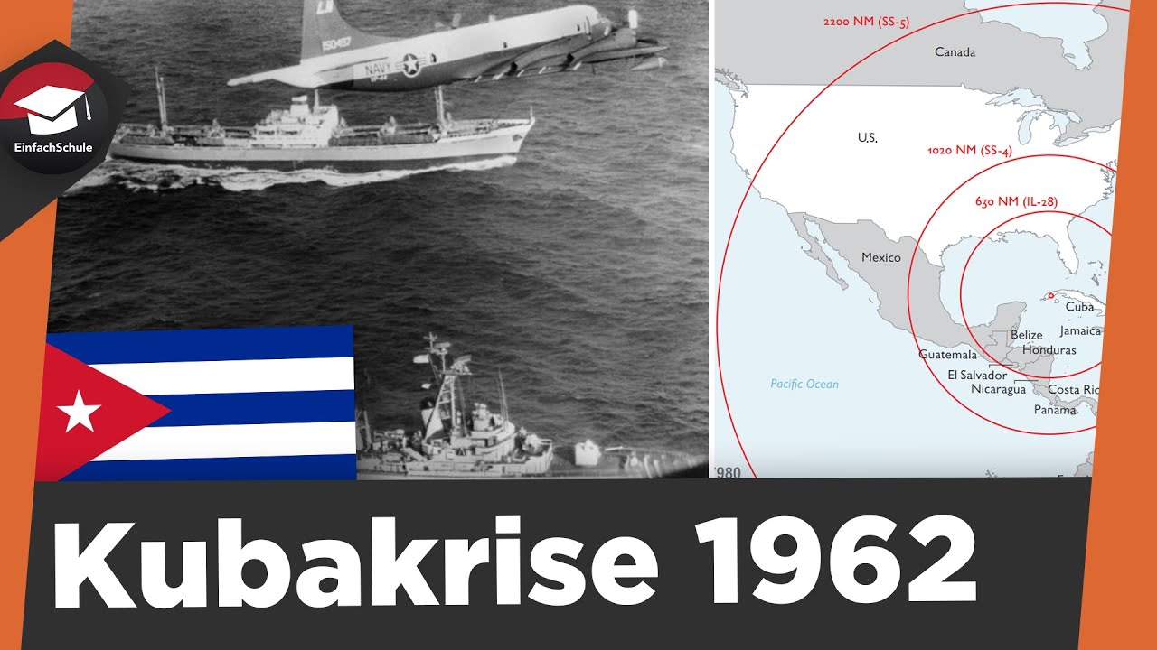 Kubakrise 1962 einfach erklärt - Ursache, Ablauf, Folgen - Kubakrise Zusammenfassung erklärt!