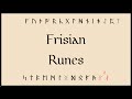 Frisian Runes