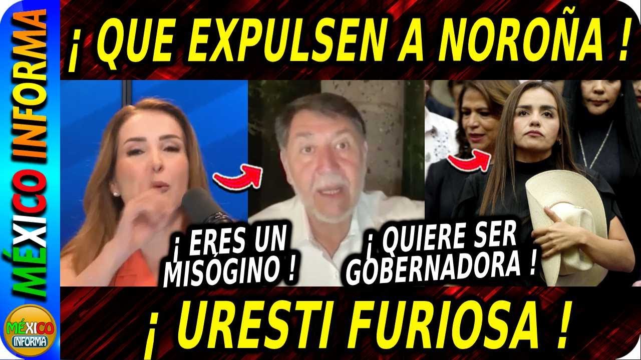 URESTI FURIOSA SE LANZA CONTRA NOROÑA. PIDE SU EXPULSIÓN DE MORENA. ESTO DIJO DE GRECIA QUIRÓZ.