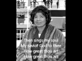 "How Great Thou Art" video with lyrics by Mahalia Jackson