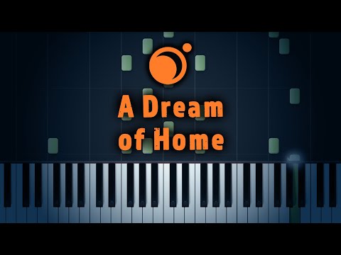 A Dream of Home - Outer Wilds Echoes of the Eye - Piano Visualization