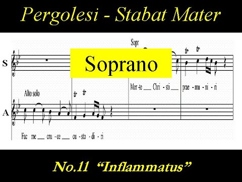 Pergolesi- Stabat Mater - 11. Inflammatus - Soprano