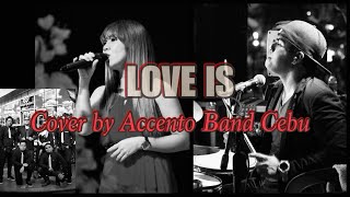 Love Is by Vanessa Williams ft.Brian McKnight | Accento Band Cebu Cover in China |Team Izanne