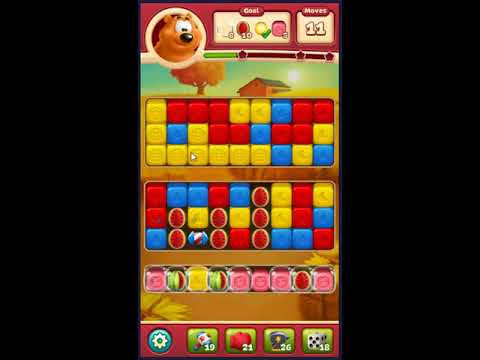 Toon Blast Level 1768 - NO BOOSTERS 🐻🐺🐱 | SKILLGAMING ✔️