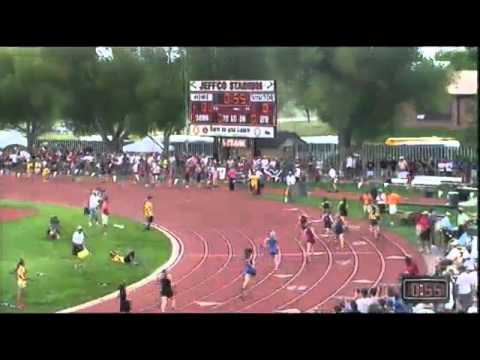 Cedaredge High School Girls break the CHSAA Class 3A 4X200 Meter Relay at 2012 Track