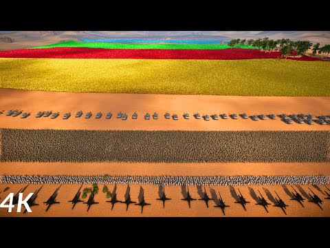 60,000 US ARMY vs 6 MILLION ALIENS INVASION | WARHAMMER 40K | Ultimate Epic Battle Simulator 2