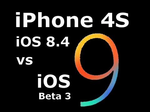 iOS 9 Beta 3 vs 8.4 on iPhone 4S