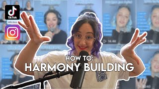 How To Make Harmony Building &amp; A Cappella Videos (how I make my videos/tiktoks) | avdbsings ✨