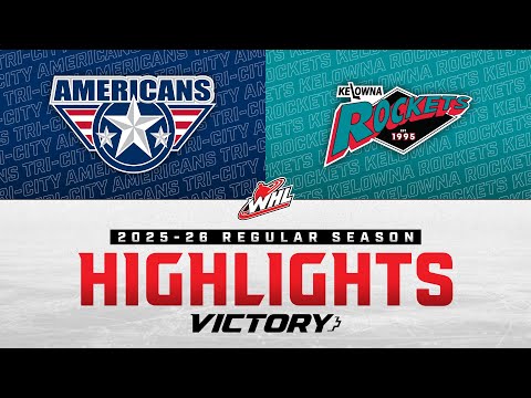 Tri-City Americans at Kelowna Rockets 01/07 | WHL Highlights 2025-26