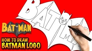 How to draw Batman Logo - Old - Easy step-by-step drawing lessons for kids