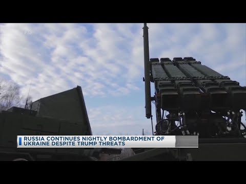 Russia Continues Nightly Bombardment Of Ukraine Despite Trump Threats