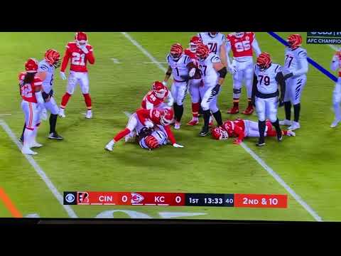 L’Jarius Sneed Scary Injury AFC Championship Game #KCvsCIN #Chiefs #afcchampionship