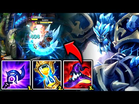 MALPHITE TOP 100% EXPLODES YOU FROM MAX HEALTH (INSTANT KILLS) - S13 Malphite TOP Gameplay Guide