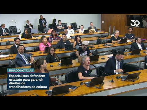 Trabalhadores da cultura defendem criação de estatuto para categoria