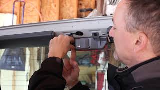 How to replace a high mounted or third brake light bulb, Toyota Rav4. 7443 bulb number