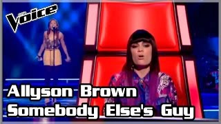 Allyson Brown - Somebody Else's Guy (The Voice UK 2012, season 1, blinds)