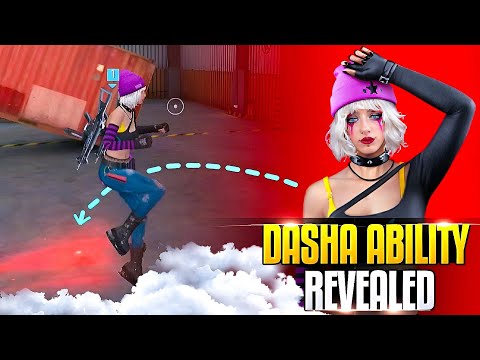 Free Fire Dasha Ability EXPLAINED - ( 2024 ) | Dasha Character Ability Test