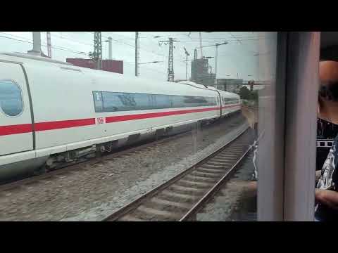 Parallel run with Deutsche Bahn: ICE- 2941 and ICE-723