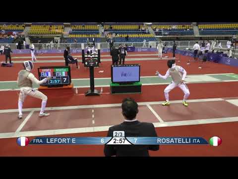 Doha 2021 SMF - L64 - Lefort FRA v Rosatelli ITA