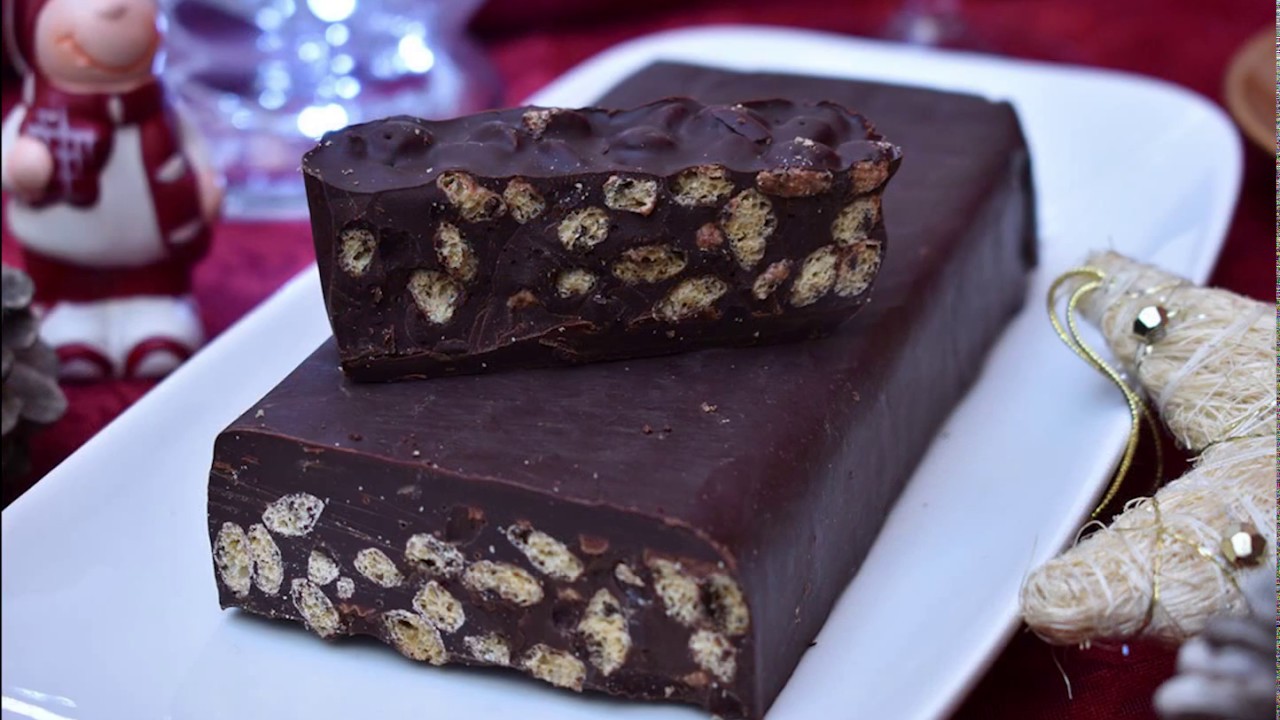 Watch Cómo hacer turrón casero de chocolate crujiente sin azúcar Now Cómo hacer turrón casero de chocolate crujiente sin azúcar