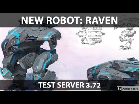 War Robots Test Server: New Heavy Robot Raven & Free For All - WR Gameplay