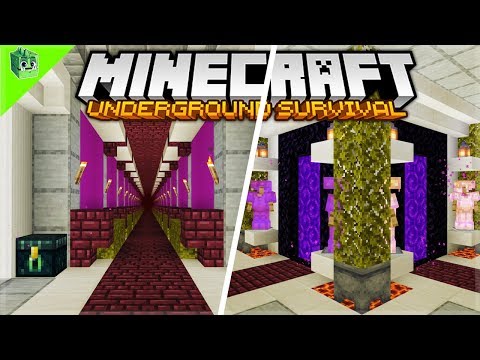 Nether Hub Expansion To New Locations! - Minecraft Underground Survival Guide (46)