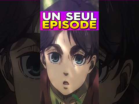 UN ÉPISODE D'UNE HEURE POUR LA PARTIE 3 DE SNK ! #shorts #anime #snk