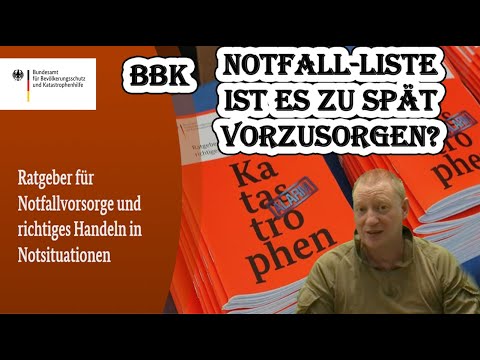 Ist es zu spät, um sich vorzubereiten?