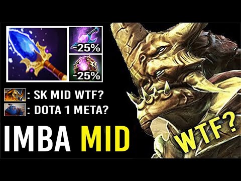 DOTA 1 MID HERO IS BACK! -50% CD Arcane Blink + Scepter Sand King vs  Clinkz Mid Imba 7.28 Dota 2