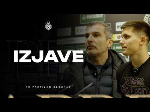 IZJAVE | Nenad Stojaković i Vanja Dragojević nakon meča Partizan - Spartak (2:1)