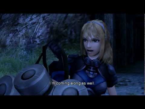 (Wii) Xenoblade Chronicles HD Cutscene 009 - Meeting Fiora at Tephra Cave Entrance - JAPANESE