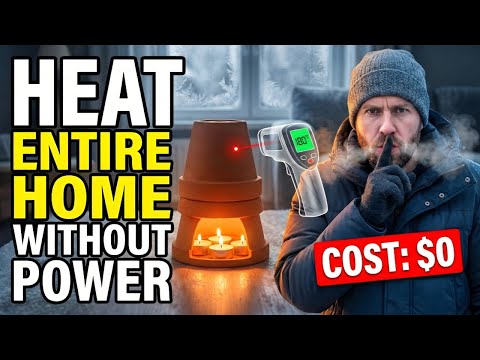 15 SECRET Ways to Heat Your Home With NO Electricity (Winter Survival Guide)