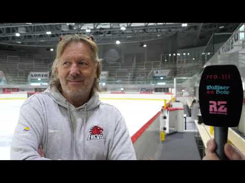 EHC Visp | Interview mit Sportchef Bruno Aegerter nach dem ersten Training in der Lonza Arena.