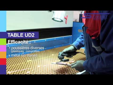 Table aspirante autonome et ergonomique UP AND DOWN - Réglable, performante et silencieuse_1