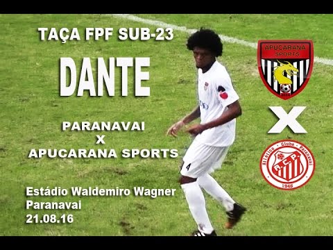 DANTE -  Lances do Jogo Paranavai  x  Apucarana Sports - Sub-23