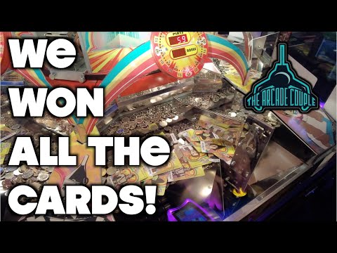 Winning A FULL Set At The Wizard Of Oz Coin Pusher!
