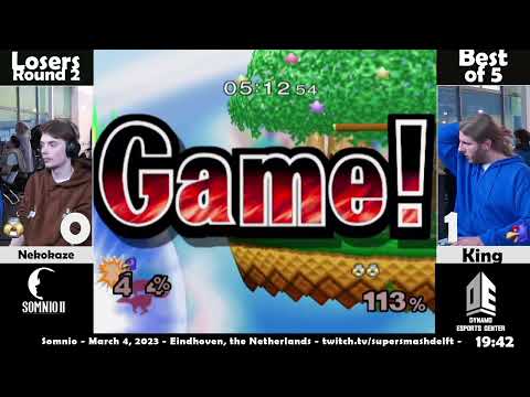 Somnio 2 - NekoKaze (Sheik) Vs. King (Falco) - Losers Top 8