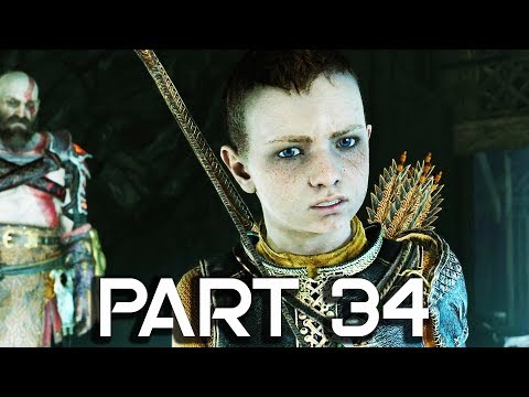 God of War 4 Walkthrough Part 34 - Atreus' Attitude - GOD OF WAR GAMEPLAY!! (PS4 PRO 60FPS)