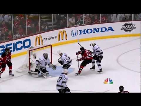 Anton Volchenkov goal. LA Kings vs New Jersey Devils Stanley Cup Game 1 5/30/12 NHL Hockey