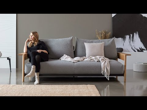 2 Persoons Slaapbank 'Innovation Malloy Wood' | Bedbank 2 Persoons | 3-zits Slaapbank