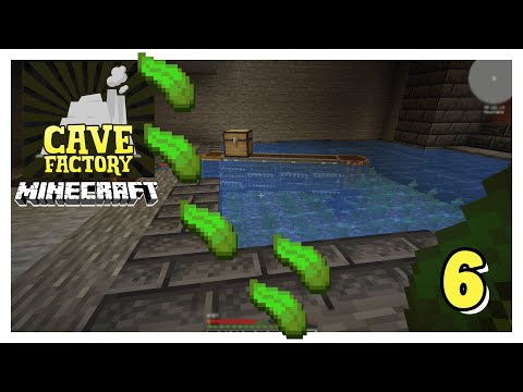 AUTOMATED KELP FARM - CAVE FACTORY - MODDED MINECRAFT