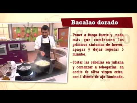 Receta: bacalao dorado