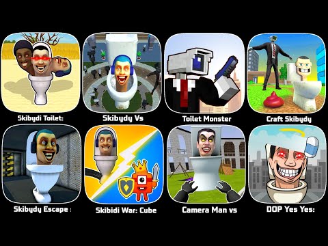 Skibidi Toilet Survival,Skibidi VS Cameraman,Toilet Monster,Craft Skibidi,Skibidi Escape,Skibidi War