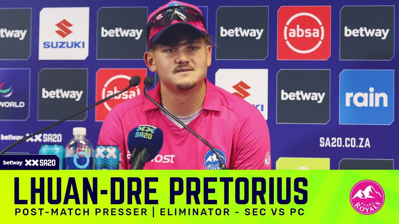 Lhuan-dre Pretorius, Paarl Royals | PRvJSK Eliminator Post-match presser