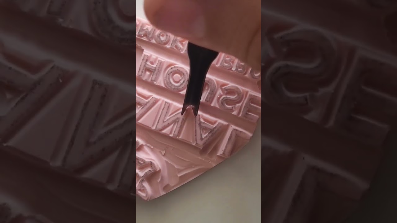 Logo Rubber Stamp for a Small Business #rubberstamp #processvideo