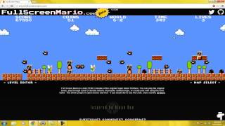 preview picture of video 'Fullscreen Mario'